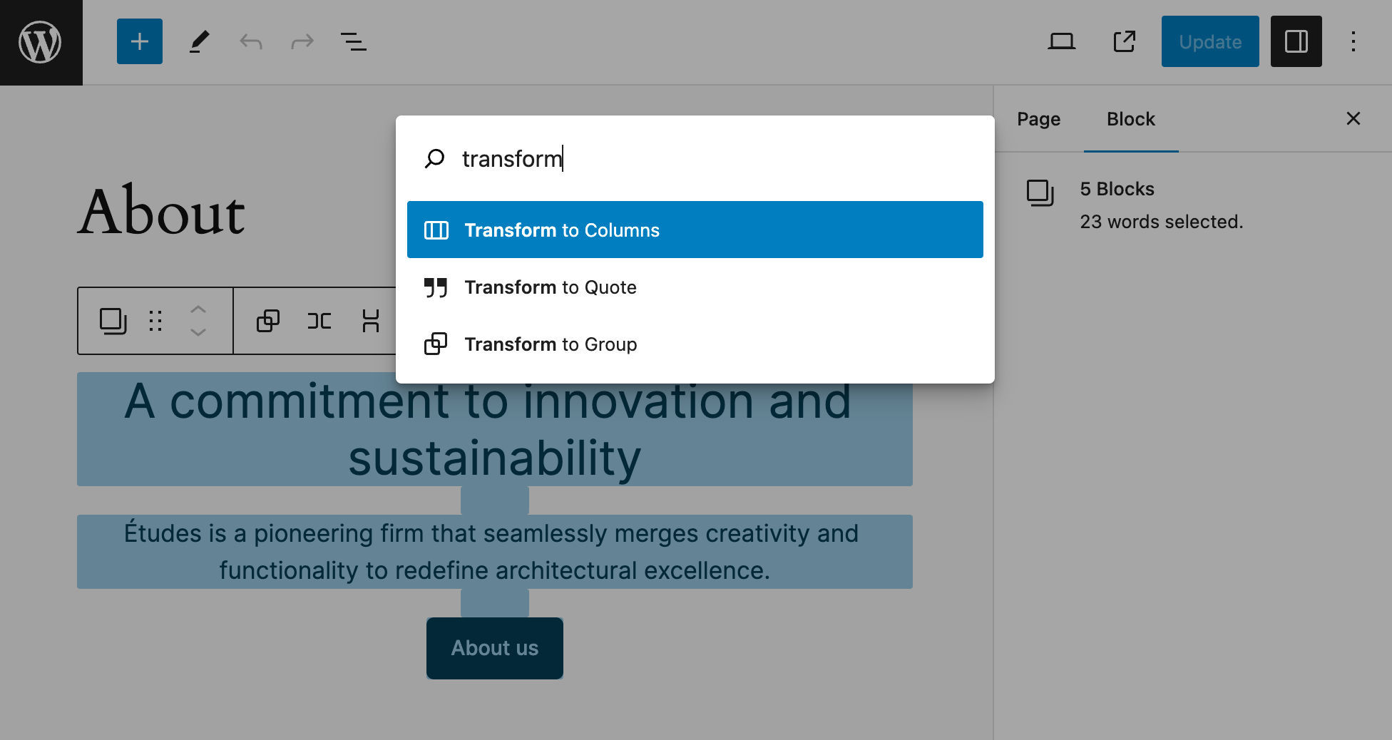 ブロック選択コマンド