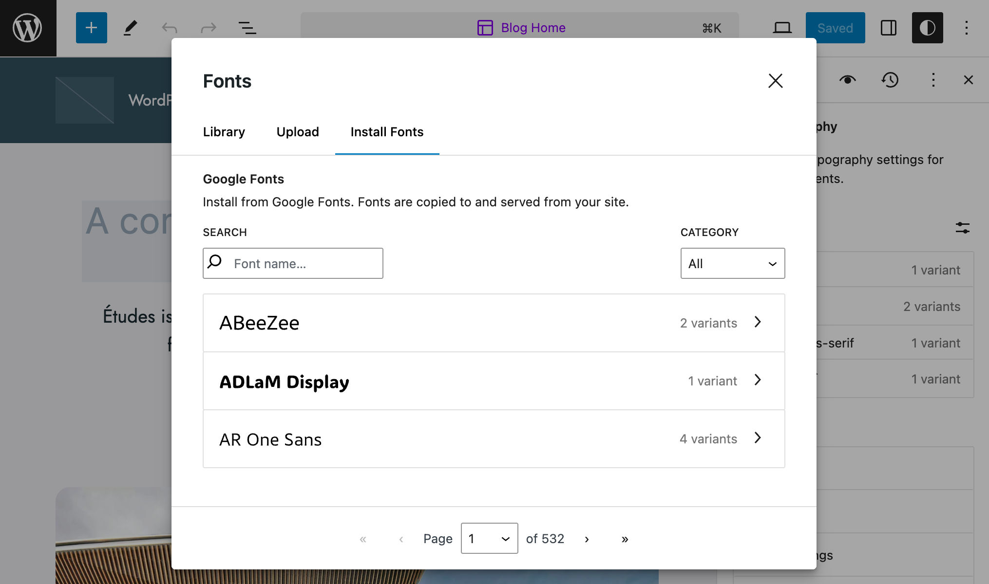 Google Fontsのフォント一覧