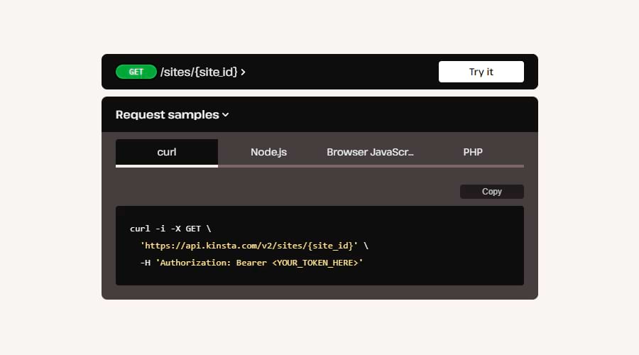 Você pode recuperar informações do site remotamente com site_id.