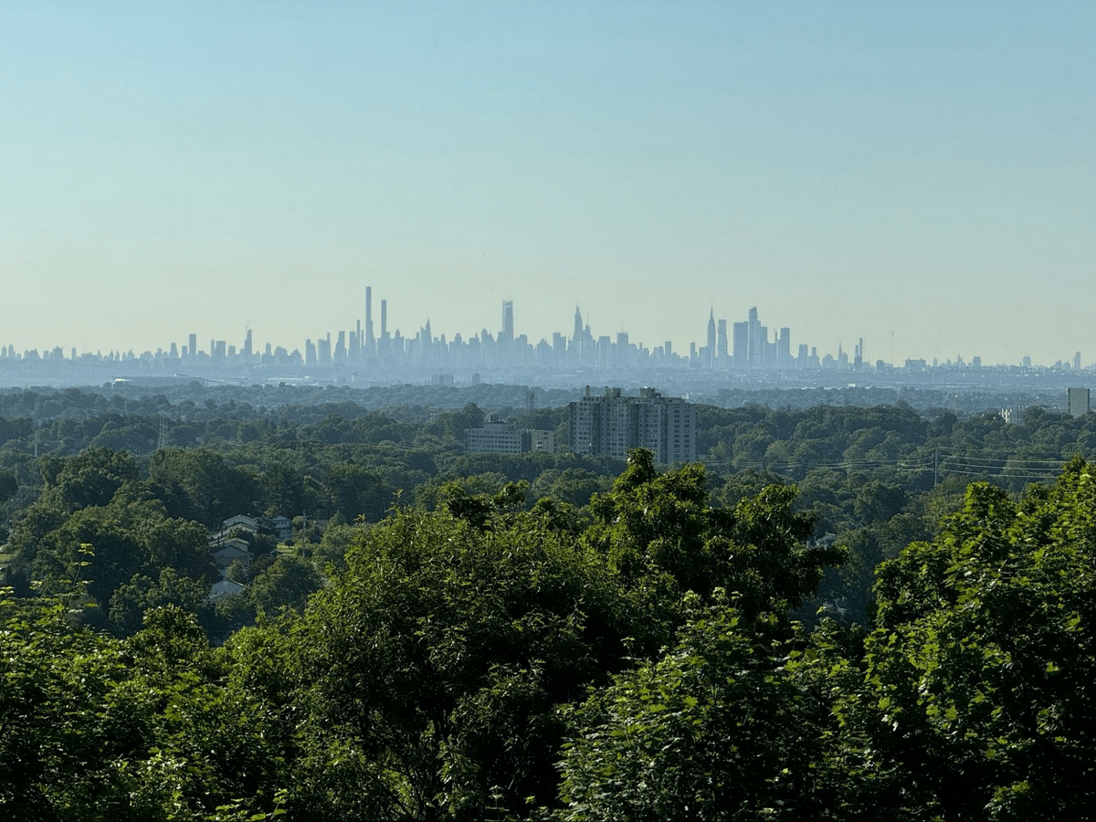 Un point de vue pittoresque à Montclair, dans le New Jersey