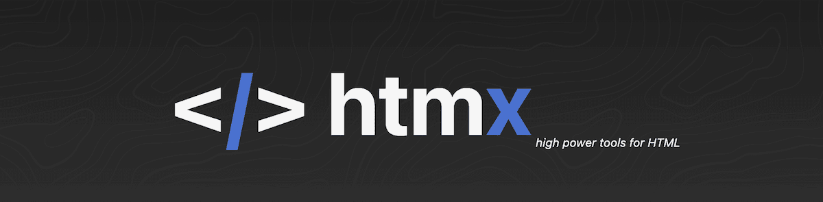 The HTMX logo, which consists of the text 