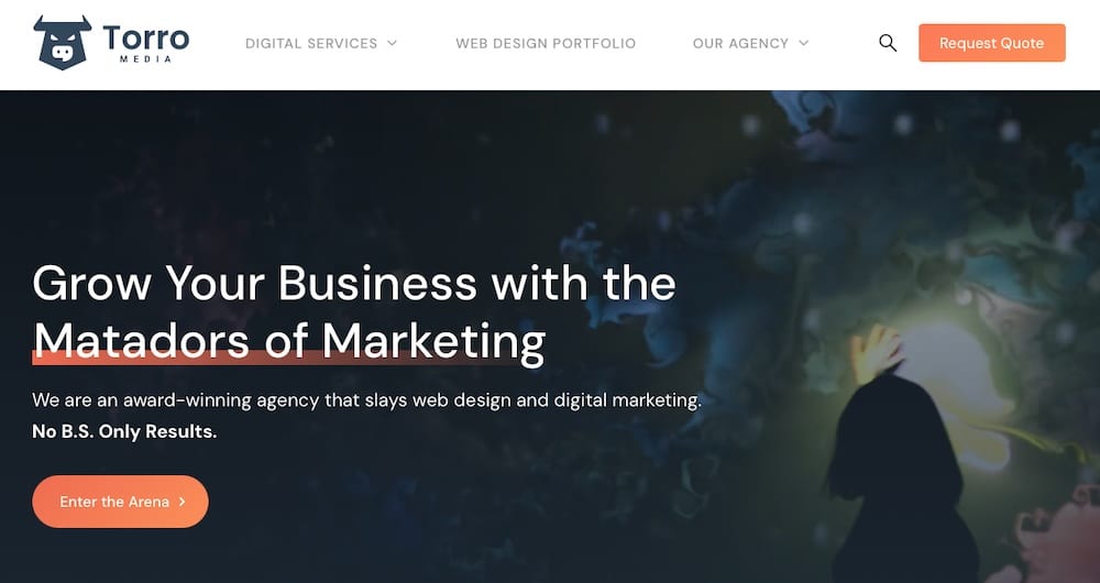 Site da Torro Media.