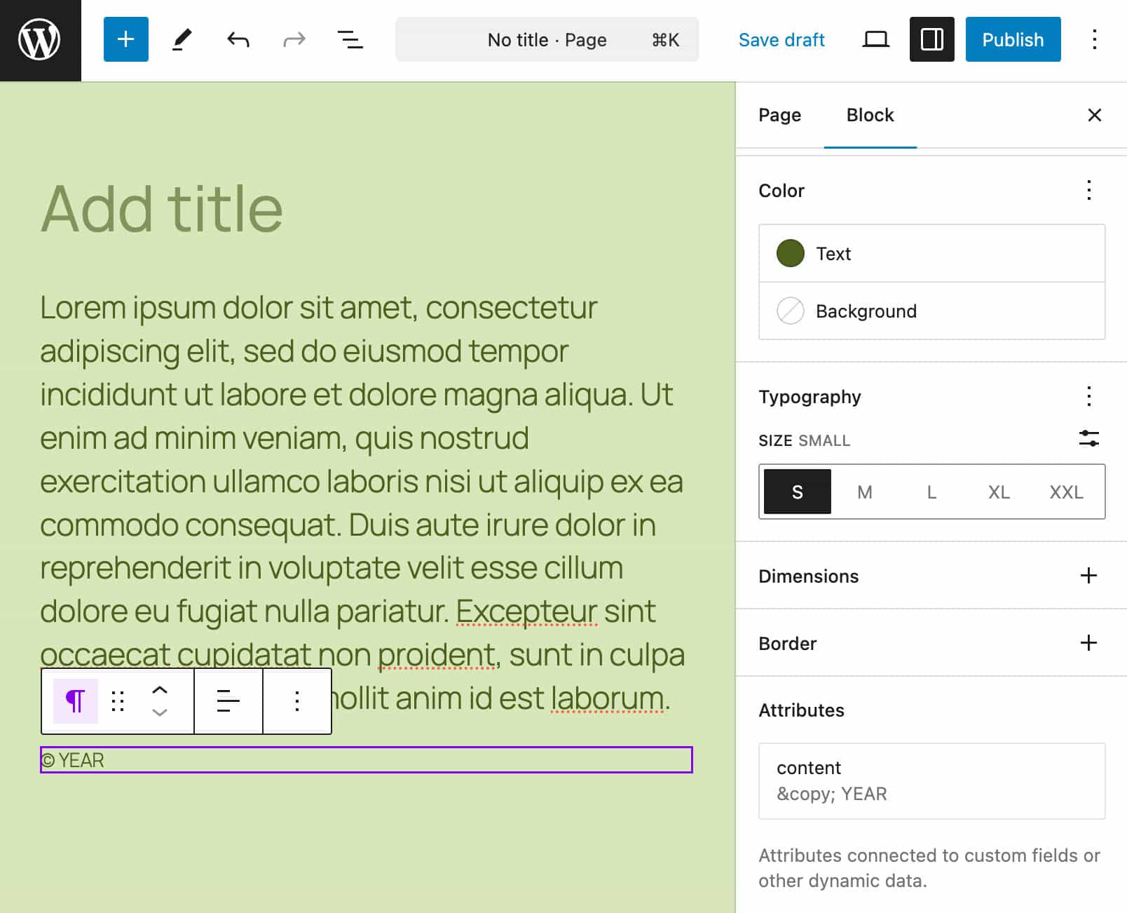 Custom sources met bootstrapped waarden