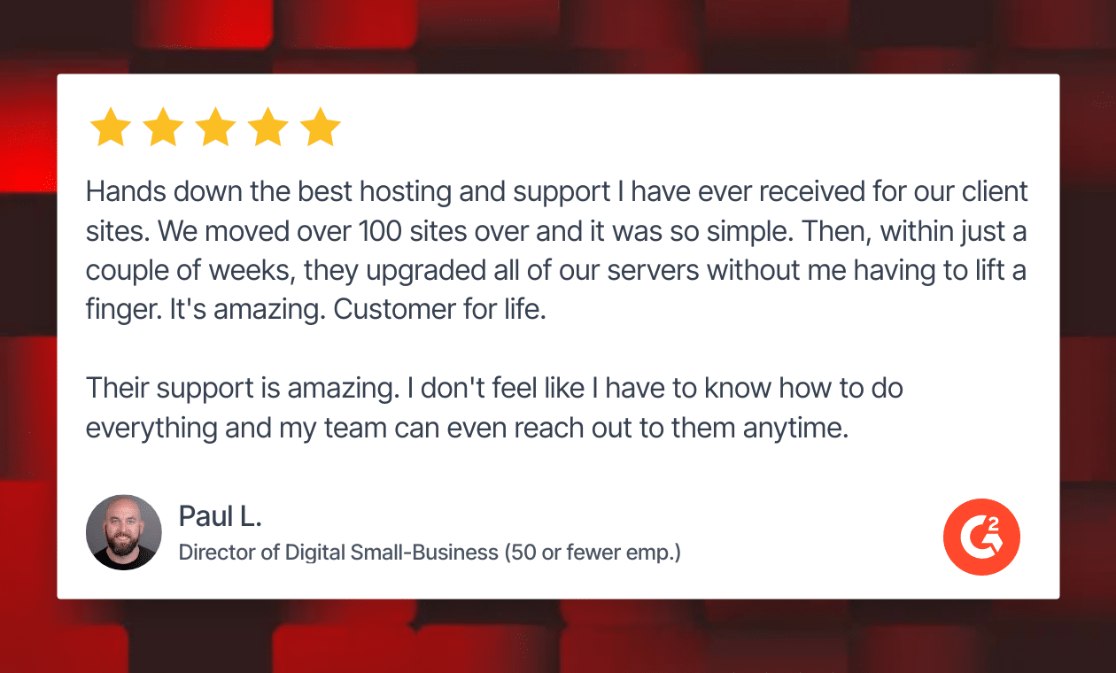 G2 Bewertung von Paul L.