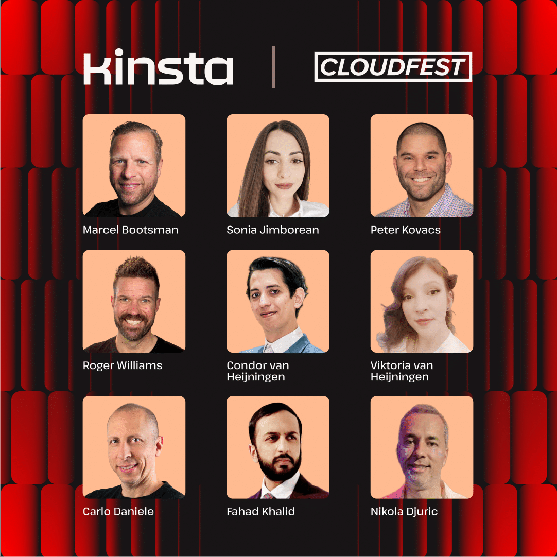 Kinsta Repräsentanten beim CloudFest