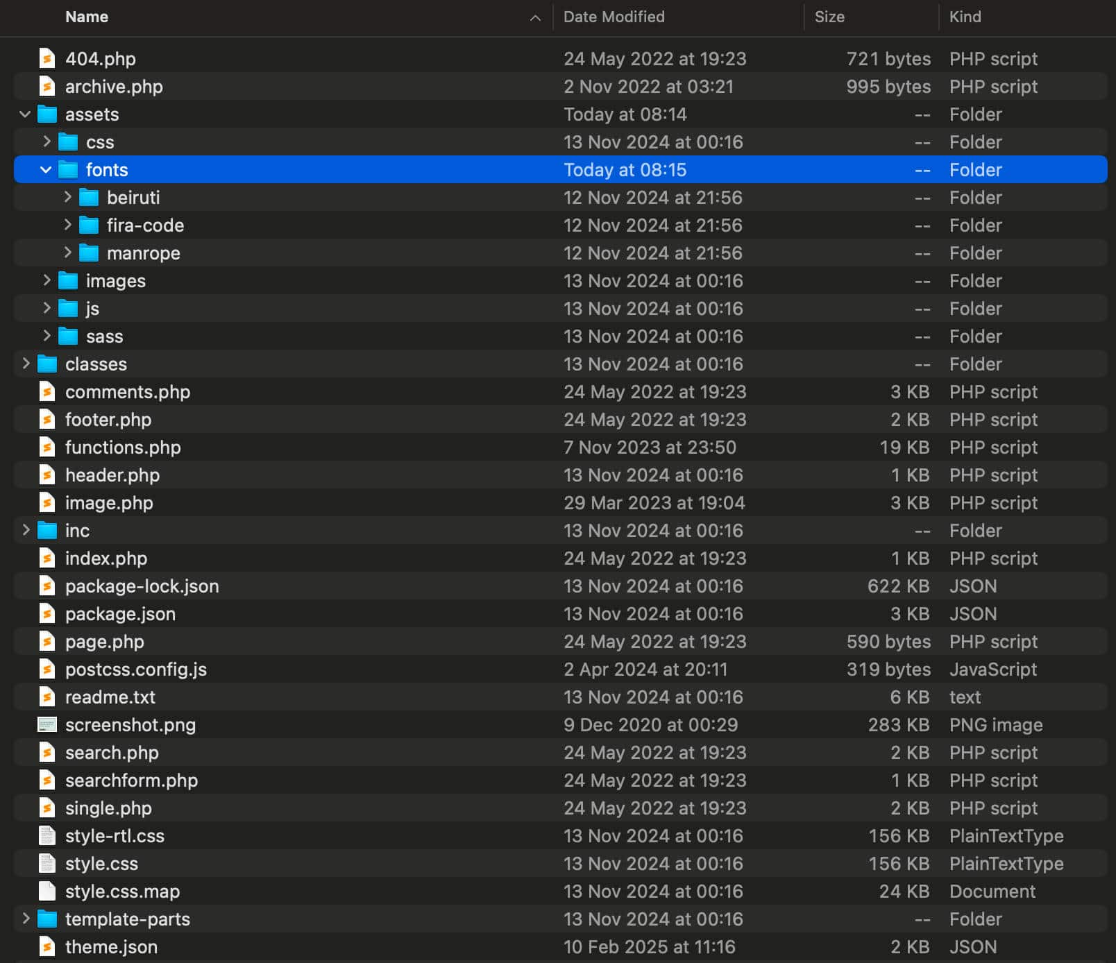 Twenty Twenty-Oneテーマに3つのフォントと theme.jsonファイルを追加