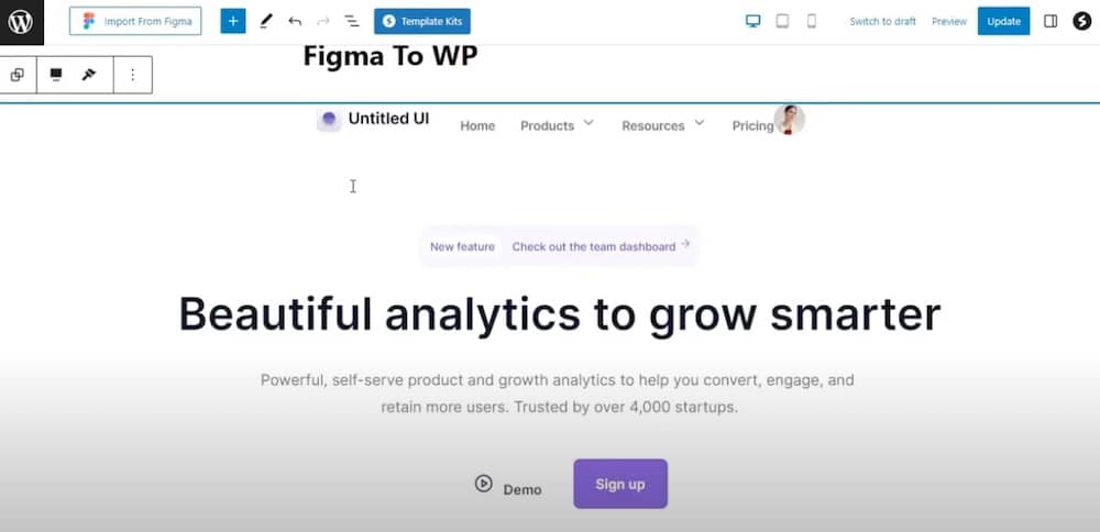 Inserire il codice in WordPress