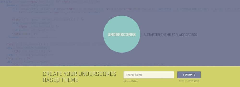 _Underscores WordPress theme