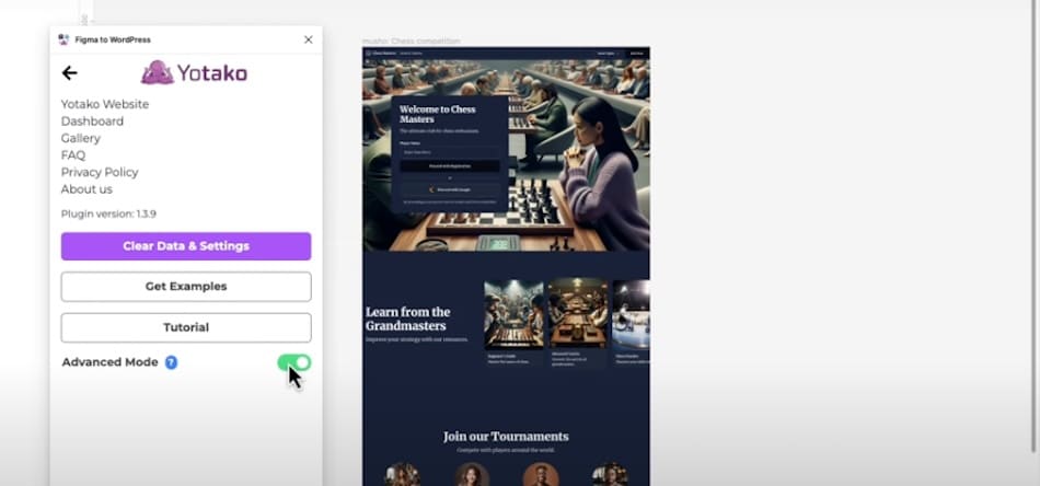 Abilitare la modalità avanzata di Yotako