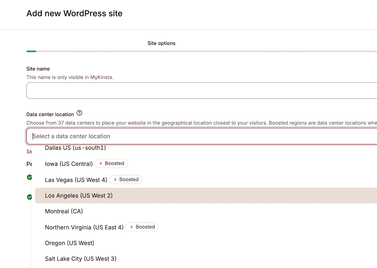 Kinsta-Rechenzentren