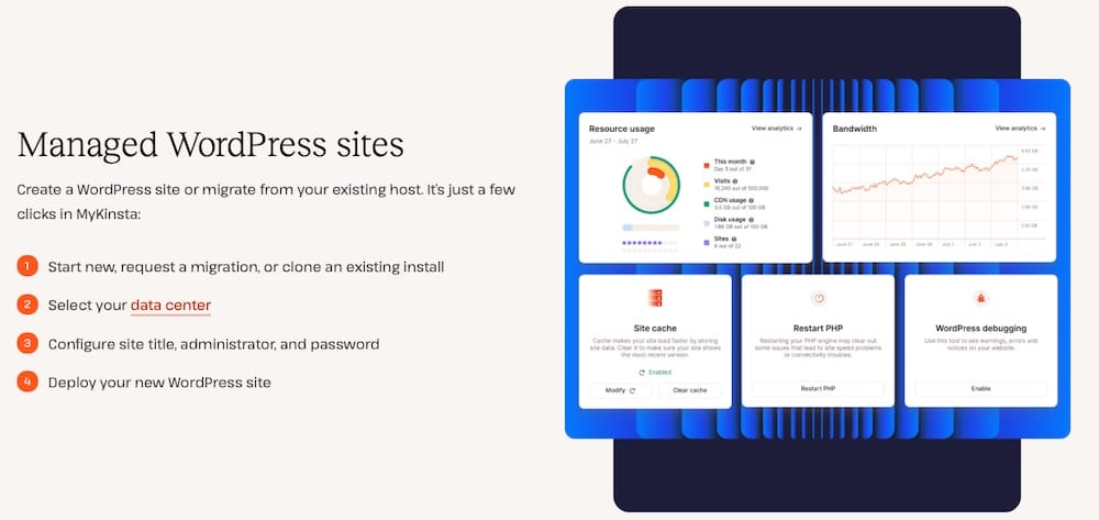 Managed WordPress-Hosting mit Kinsta