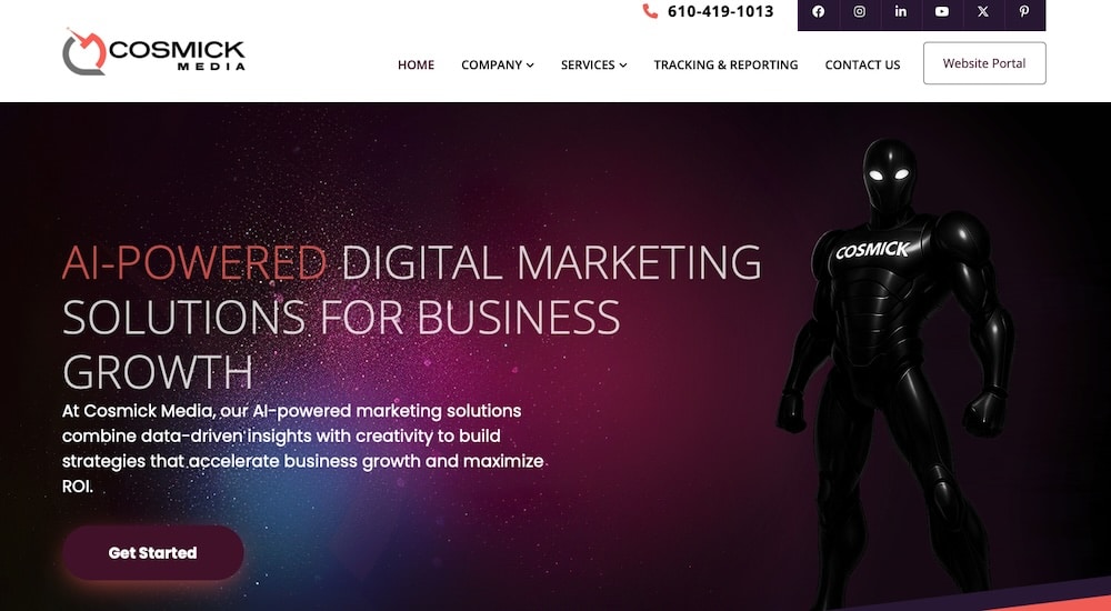 Cosmick MediaはKinstaへの移行後、読み込みが高速化されクライアント数が増加