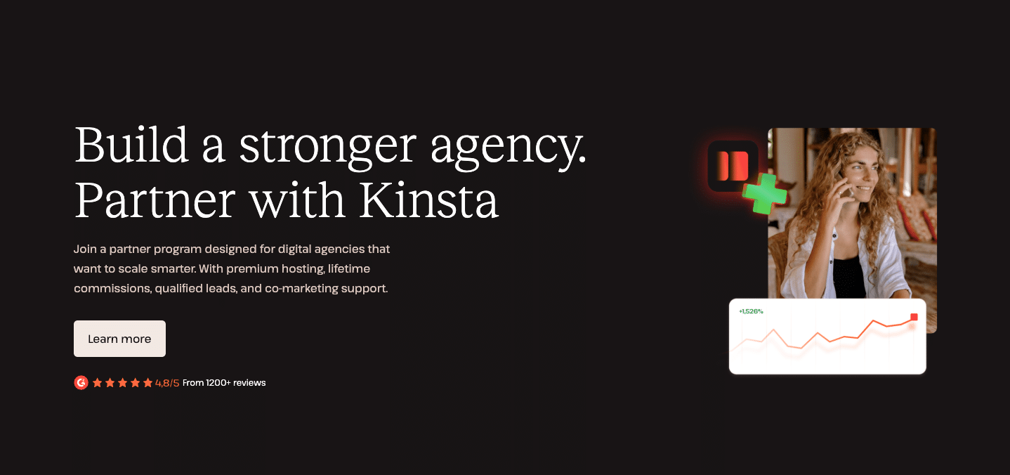 Kinsta offre un hosting WordPress gestito affidabile.