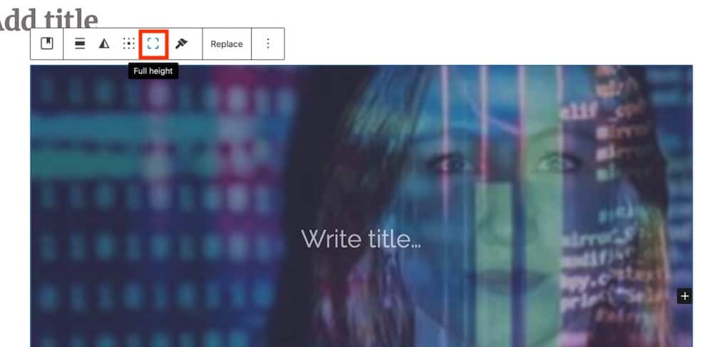 Alternar altura total