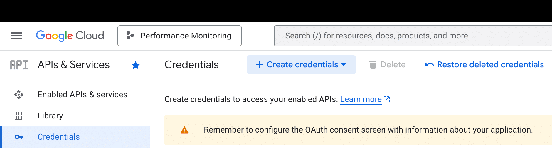 PSI-API-Anmeldeinformationen erstellen