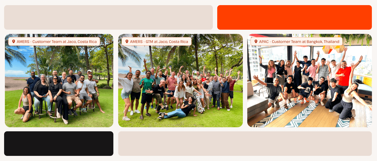 Encontro da equipe da Kinsta nas regiões APAC e AMER.