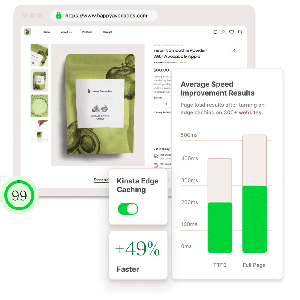 Kinstas built-in Edge Caching