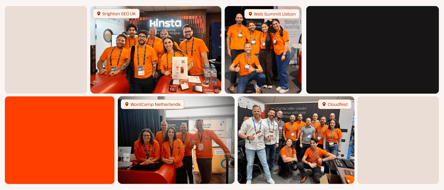 BrightonSEO e CloudFest são eventos importantes para a Kinsta.