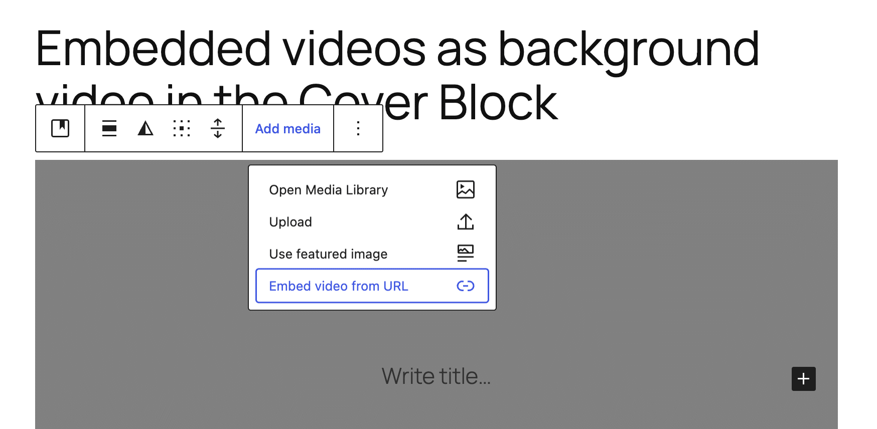 Video von URL einbetten in WordPress 7.0