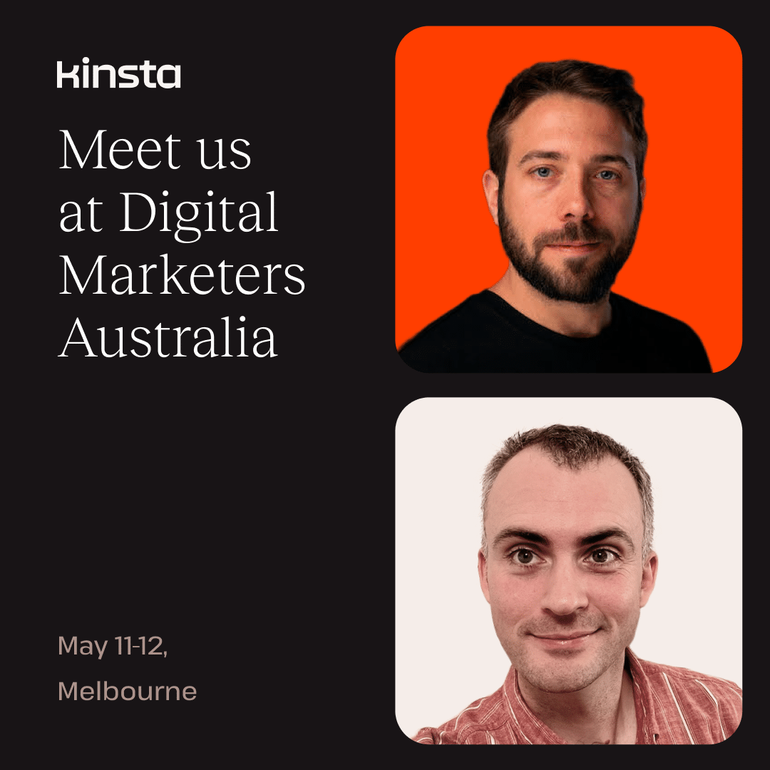 Kinsta team at Digital Marketers Australia